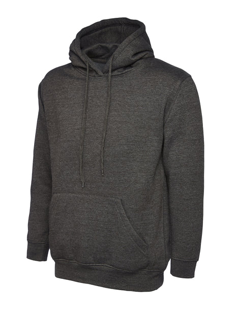 Classic Pullover Hooded Sweatshirt With Front Pouch Pocket