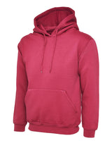 Classic Pullover Hooded Sweatshirt With Front Pouch Pocket