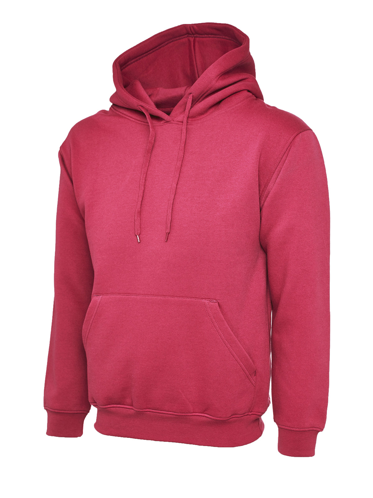 Classic Pullover Hooded Sweatshirt With Front Pouch Pocket