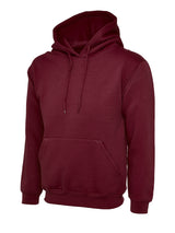 Classic Pullover Hooded Sweatshirt With Front Pouch Pocket