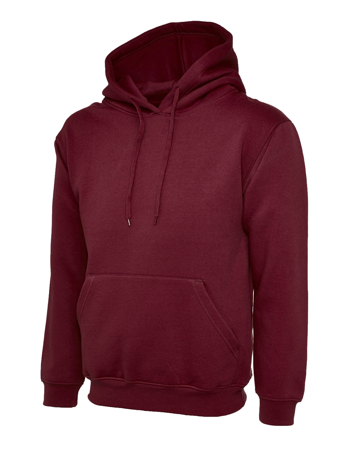 Classic Pullover Hooded Sweatshirt With Front Pouch Pocket