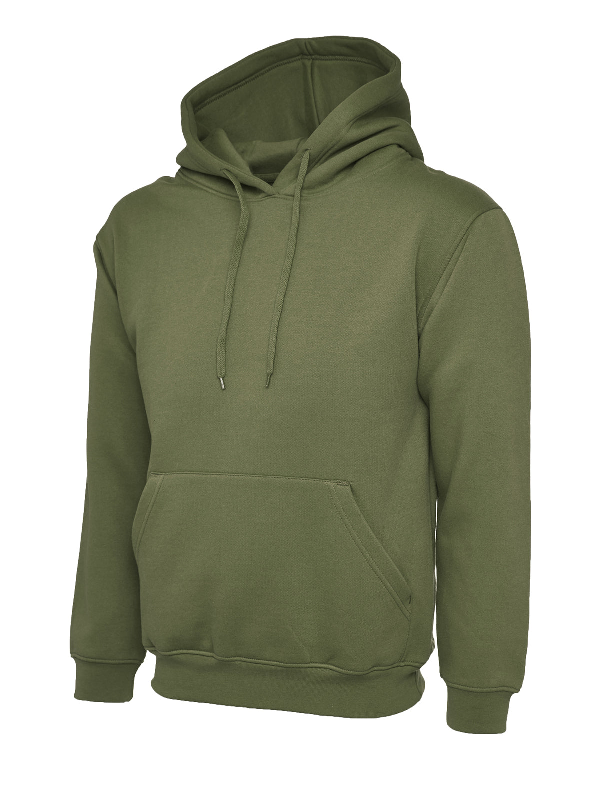 Classic Pullover Hooded Sweatshirt With Front Pouch Pocket