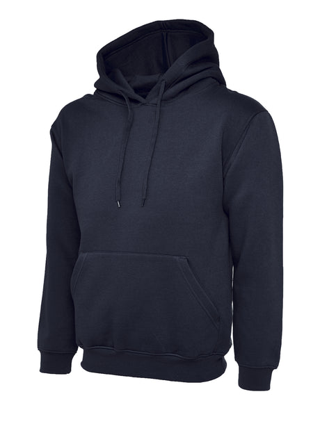 Classic Pullover Hooded Sweatshirt With Front Pouch Pocket