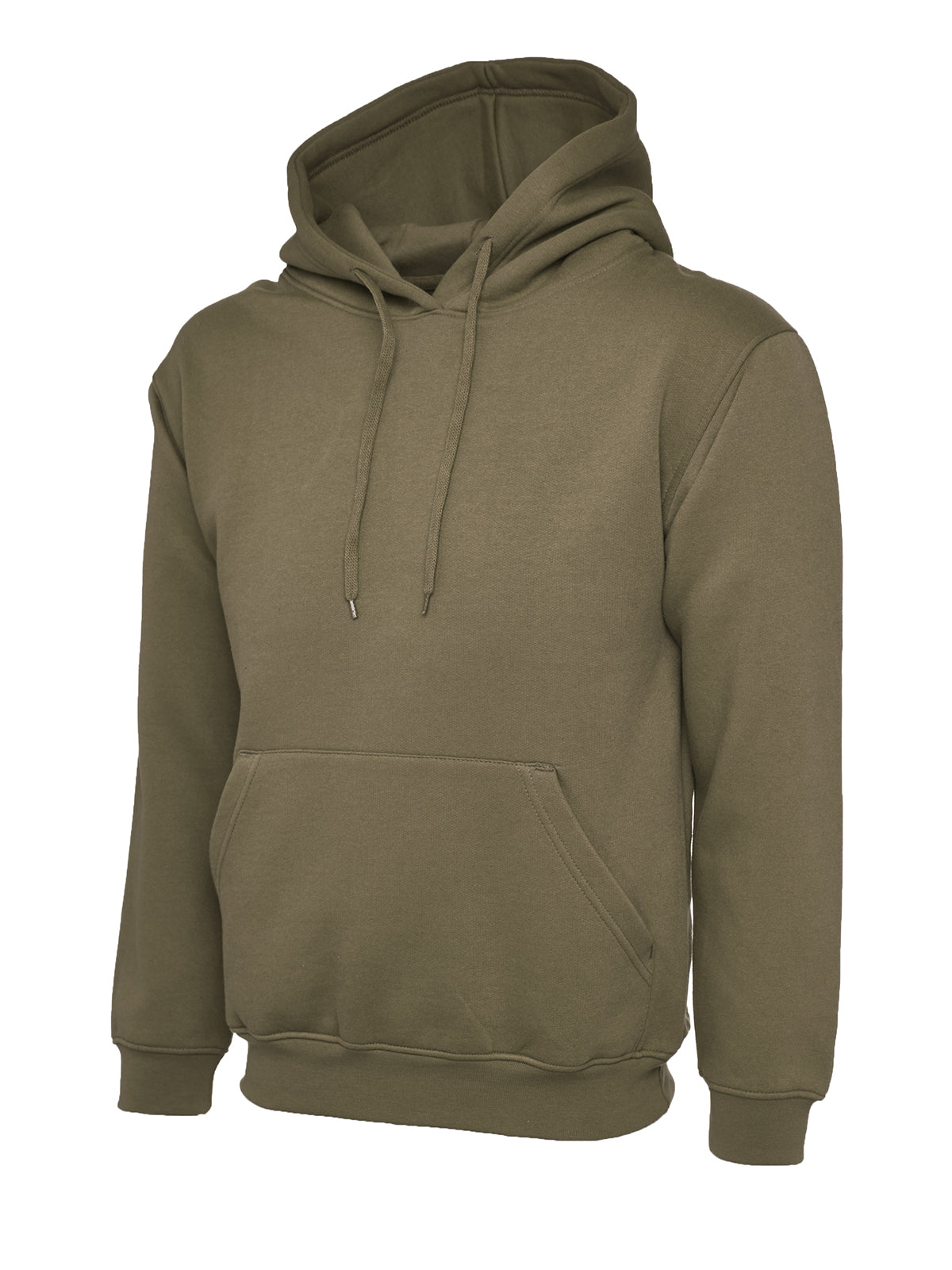 Classic Pullover Hooded Sweatshirt With Front Pouch Pocket
