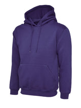 Classic Pullover Hooded Sweatshirt With Front Pouch Pocket