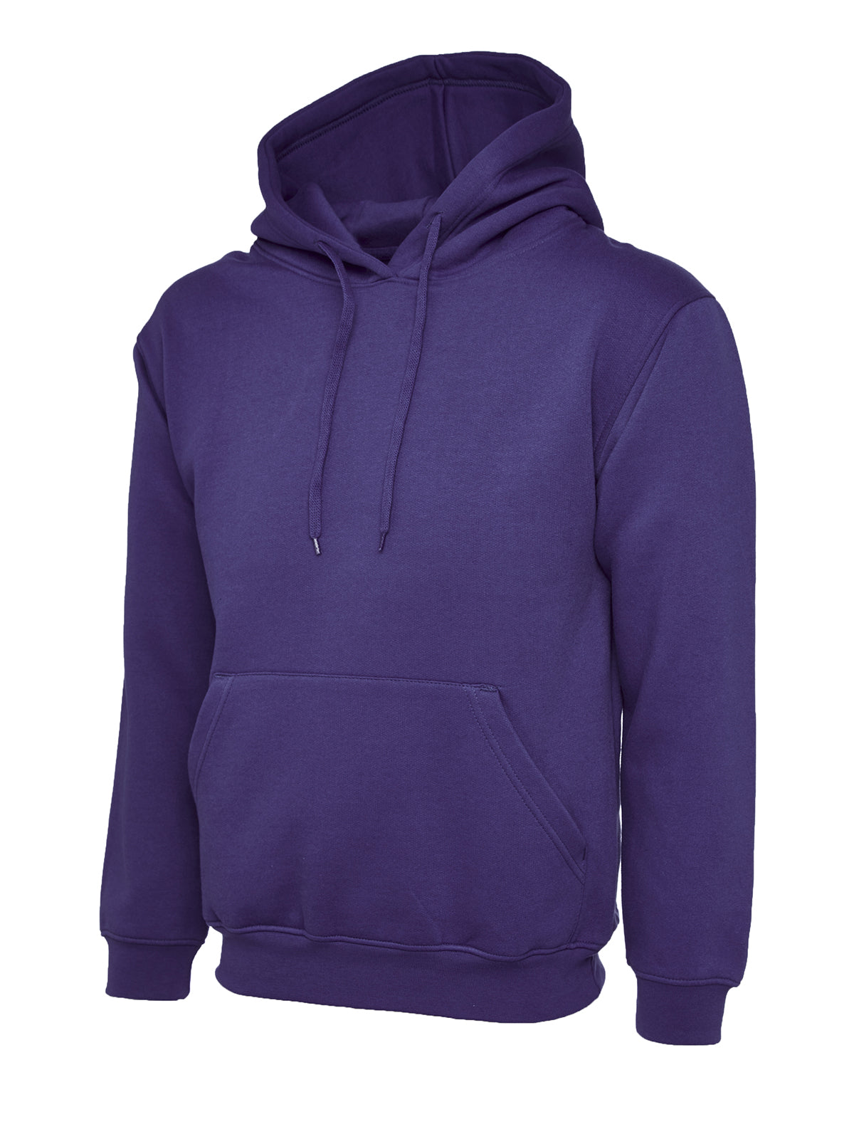 Classic Pullover Hooded Sweatshirt With Front Pouch Pocket