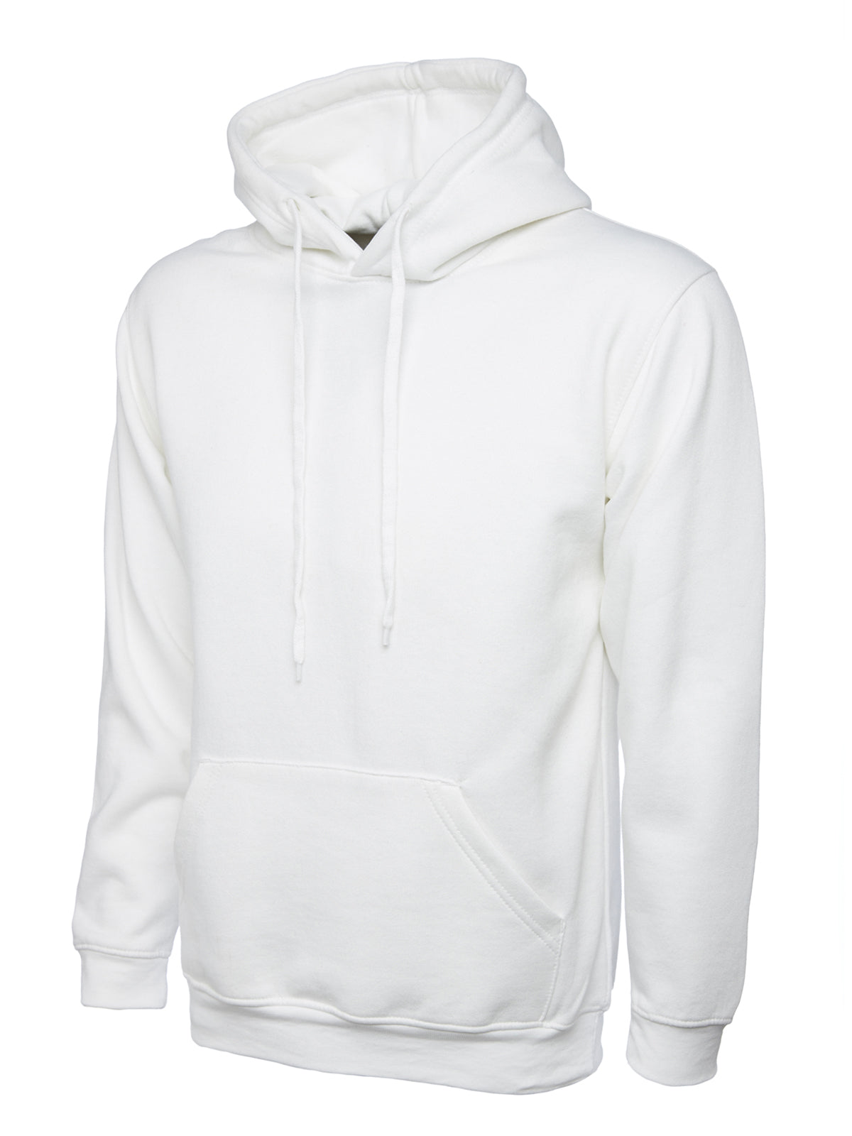 Classic Pullover Hooded Sweatshirt With Front Pouch Pocket