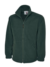 Green Unisex Full Zip Micro Fleece Jacket