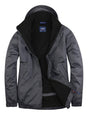 Deep Grey Fleece Lined Waterproof Jacket